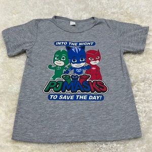Kids PJMasks Short Sleeve T-shirt 5-6T